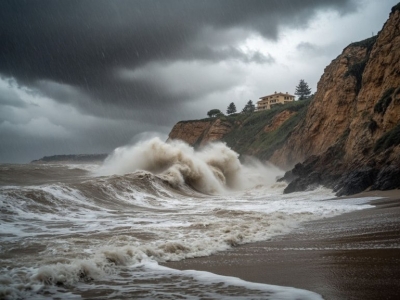 Шторм «Марта» обрушился на Испанию и Португалию приведя к массовой эвакуации и разрушениям
